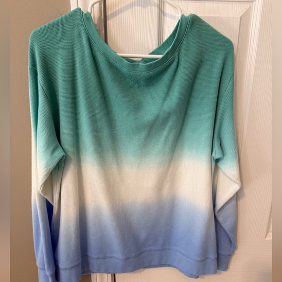 Splendid blue and green Knit Top - Picture 3 of 3